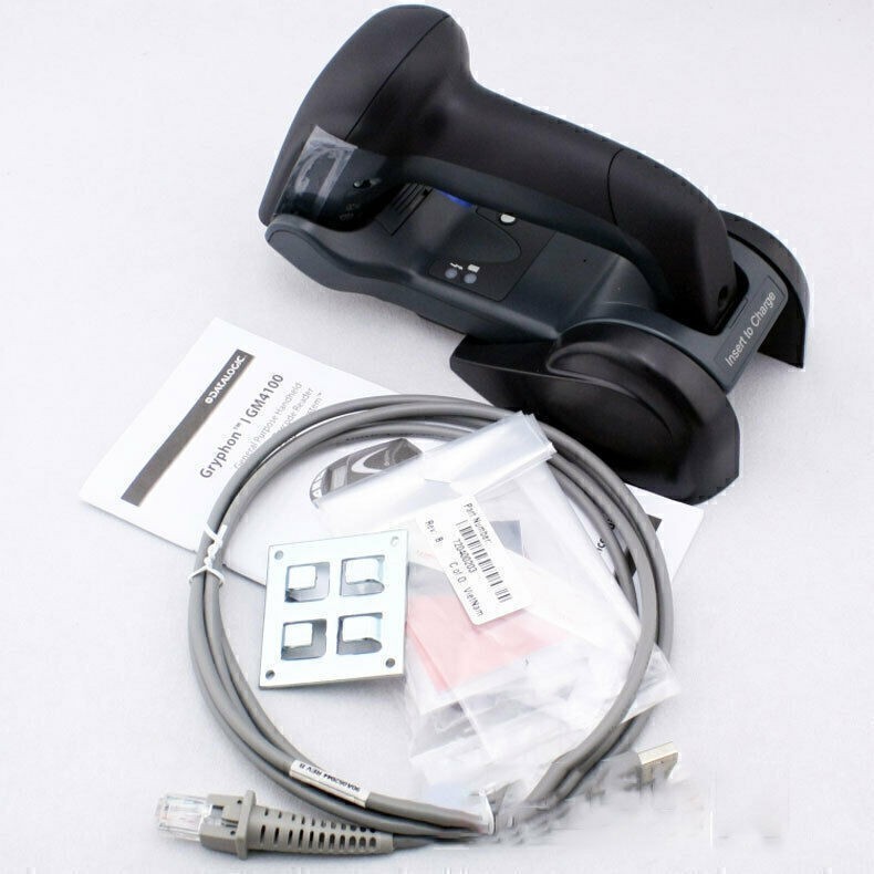Datalogic GM4132-BK-433K1 1D 433Mhz Handheld Barcode Scanner for POS Solutions