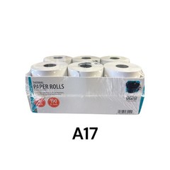 Thermal Receipt Paper Rolls 3.125″ x 190′, 6 Rolls New made in the USA.