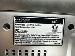 Royal Sovereign RBC-2100 Bill Cash Money Counter, Black & Silver Free Shipping
