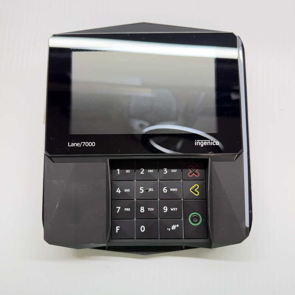 Ingenico Lane 7000 Credit Card Terminal POS Reader No Cords