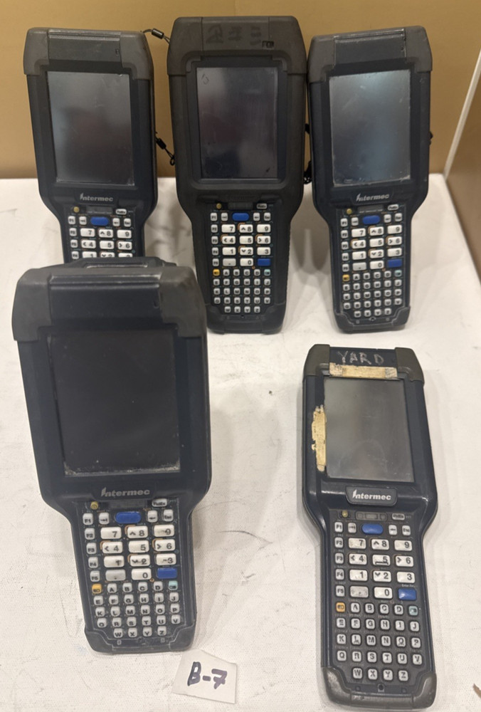 Lot Of 5 Honeywell Intermec CK3XAA4M000W4400 Windows Mobile EX25 Barcode Scanner