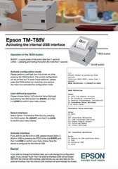 Epson C31CA85656 TM-T88V Thermal Receipt Printer with Power Supply, Energy…
