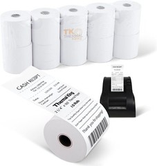 10-Pack 2.25″ x 165′ Thermal Receipt Paper – Biodegradable for POS Systems