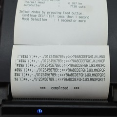 Epson TM-M30 Thermal Label Printer Print Tested W/Power Adapter T5