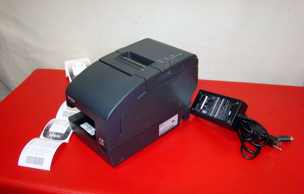 Epson TM-H2000 M255A Thermal POS Receipt Printer Check Processor Actual pictures