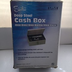 Securit PM Company Deep Steel Cash Lock Strong Box lock replaced with 2 keys