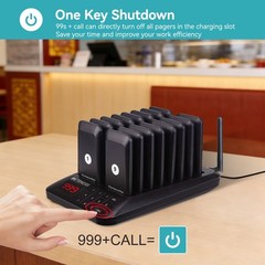 Retekess TD157 Restaurant Pager System Guest Queuing 51 Buzzer Hotels FoodCourt