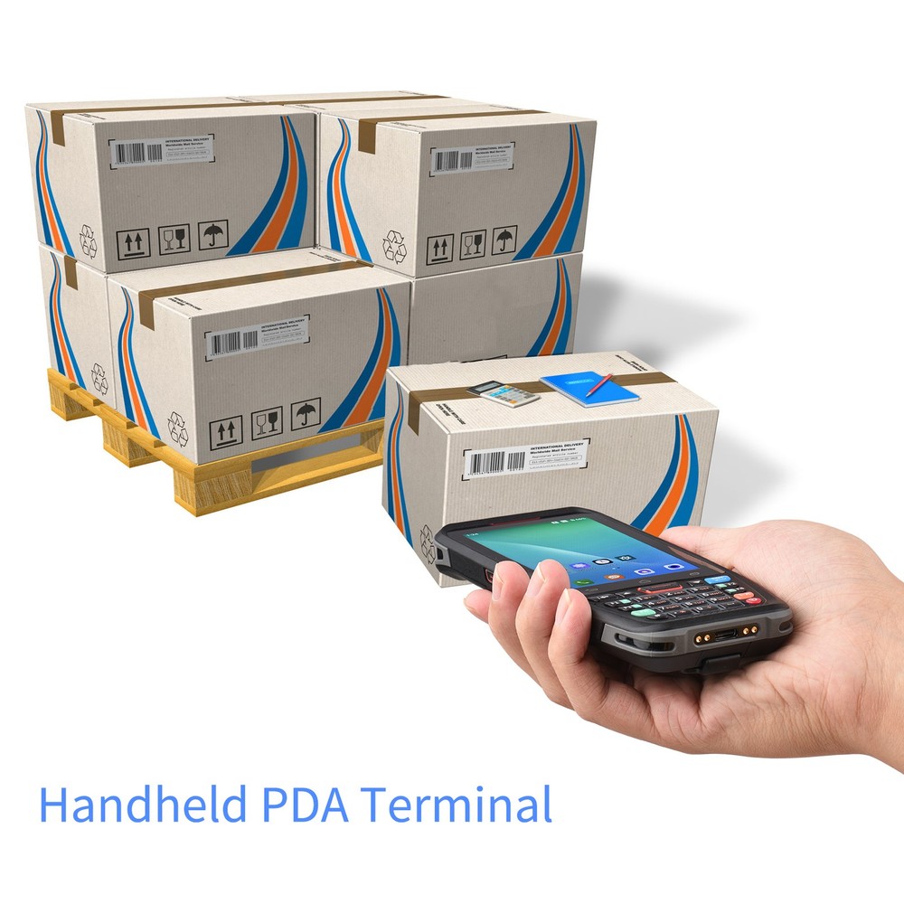 Handheld POS 10.0 PDA Terminal 1D/2D/QR Barcode Scanner With ZJKM