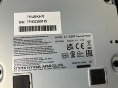 LOT of 4 CITIZEN SYSTEMS CT-E301 USB Ethernet RS-232C POS THERMAL PRINTER w/ PWR