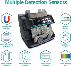 KBC-3000 Money Counter with UV/IR Detection – 1,200 Notes/Min Precision Count