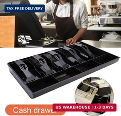 Cash Money Tray Replacement 5 Bill/ 4 Coin Drawer Register Insert Tray Storage C