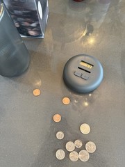 Sharper Image Digital Coin Counting Jar