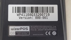 Dejavoo wizarPOS Q2 smart pos terminal used WP41108Q33200719