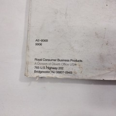 Royal Alpha 9170 Cash Management System Cash Register Instruction Manual