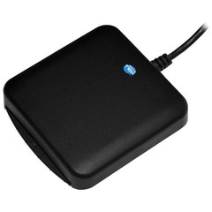 Simpletek Smart Card USB-C Type-C Reader Universal Plug And Play Black