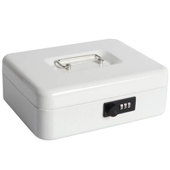 Large Cash Box Money Tray Combination Lock 9.8×7.9×3.5 Inch Security PCS