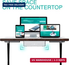 TidyFriend Cash Drawer Under Counter Mount Brackets 2.6 x 16.3 x 4.1 inches, Com