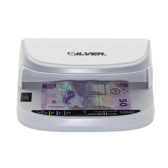SILVER by AccuBANKER Counterfeit Bill Detector, Card & ID Counterfeit Detecti…