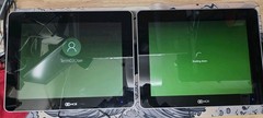 Set Of 2 NCR 7761-3100-0062 15″ Touchscreen Terminal POS w Card Readers No Bases