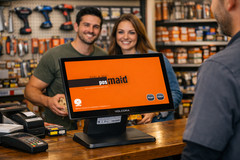 Volcora POS ALL IN ONE Intel i5 Windows 11 with Maid Retail Software NEW