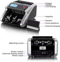 Money Counter Machine Silver