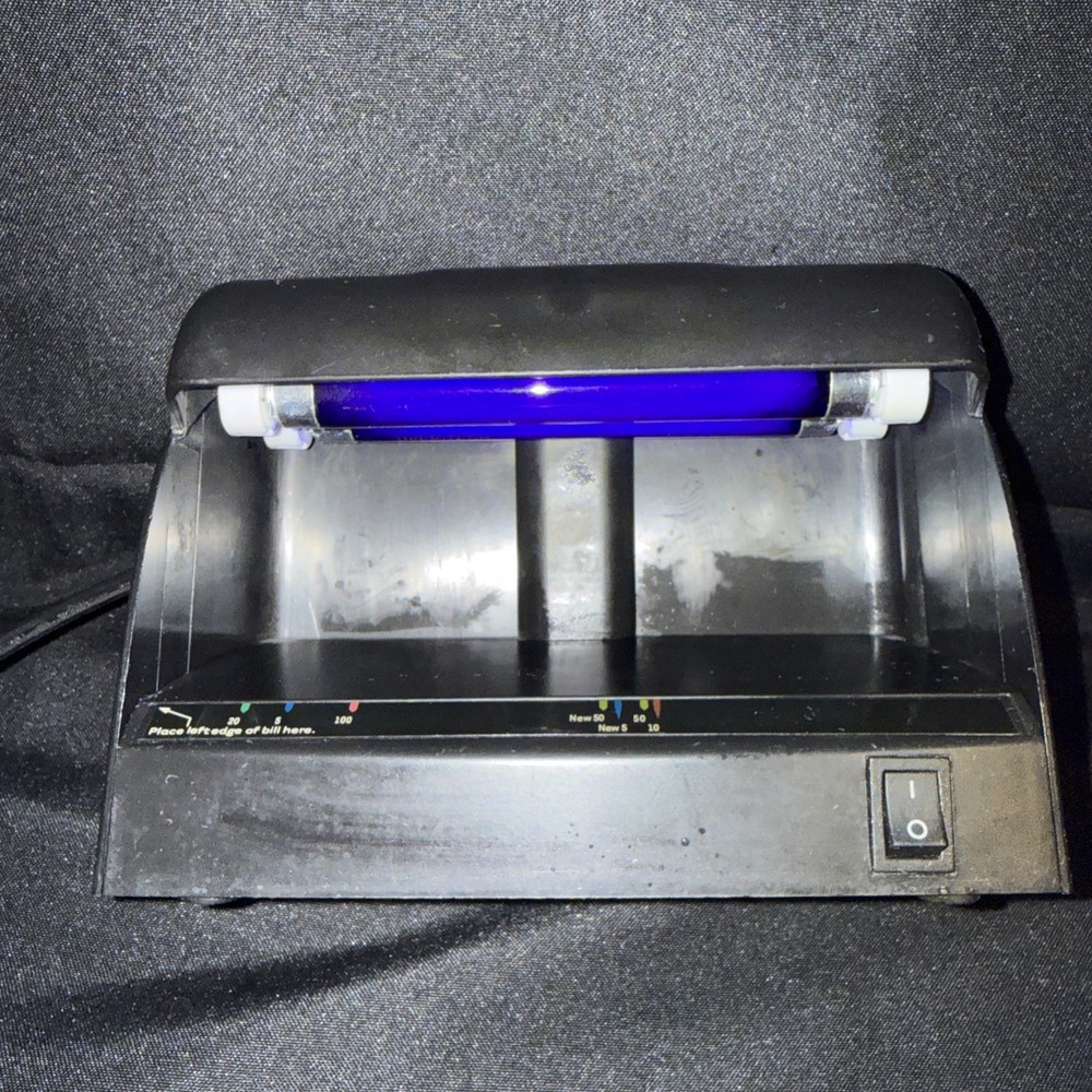UVeritech UV-16P FRAUD FIGHTER Counterfeit Detection Scanner, HD4X2-120A, 120V