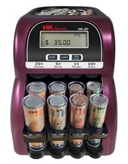 Digital Coin Counter & Sorter – LCD Display, Sorts 260 Coins/Min, 2 Row Wrappers