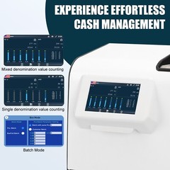 NUCOUN C200 Automatic Coin Counter Electronic 3-Pocket Coin Sorter Machine