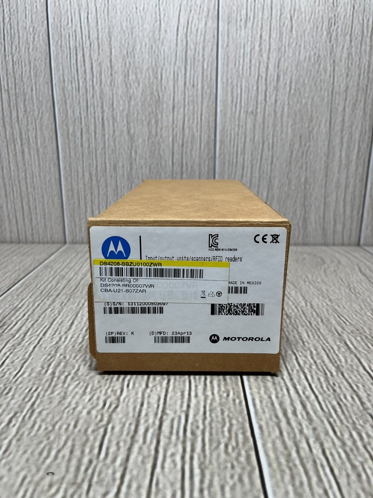 Motorola Symbol DS4208-SR00007WR 1D 2D Laser Imager Barcode Scanner USB