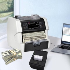 NUCOUN VC-3 Mixed Denomination Money Counter Machine, Value Counting, CIS/UV/…