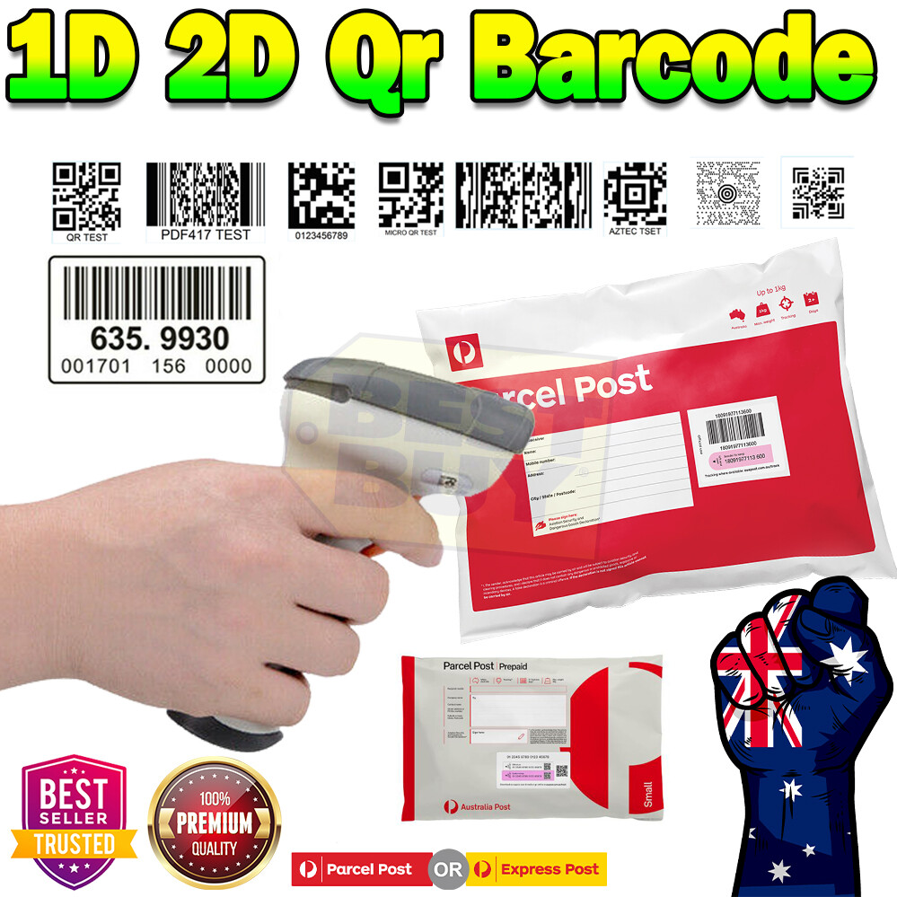 Handheld Barcode Scanner Reader 2D QR Code for 5 codes QR Date Matrix au seller