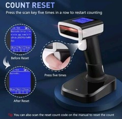 2D Barcode/QR Bar Code Scanner 2.4GHz Wireless JRHC Bluetooth Scanner Handheld