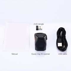 Eyoyo Barcode Scanner 1D Laser Finger Ring Reader Wireless Bluetooth for Iphone