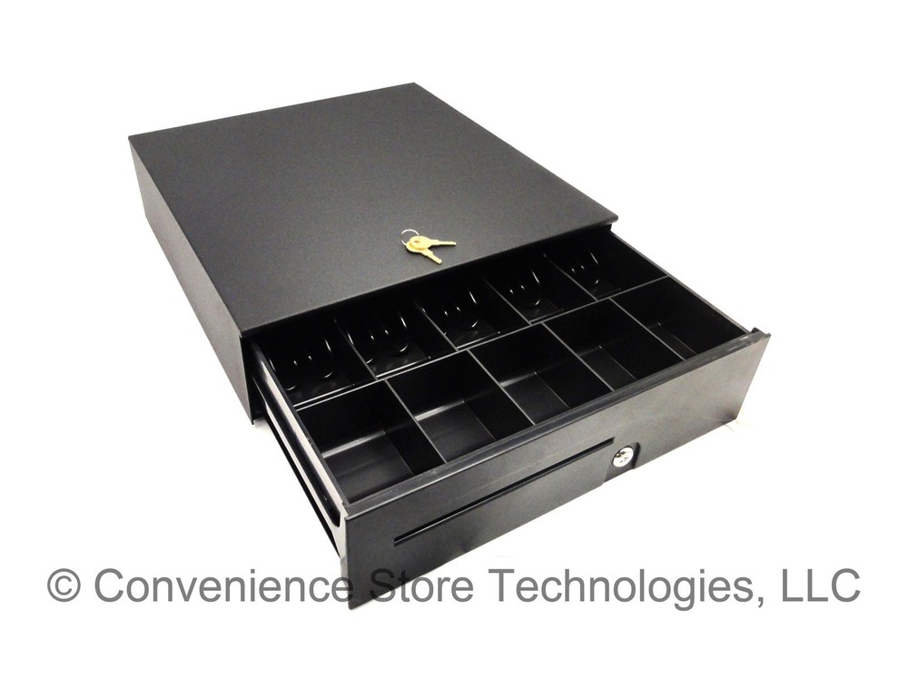 New VeriFone Media Slot Cash Drawer with Till for Topaz and Ruby P050-01-200