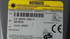Symbol (LXE branded) LS-3603-I261A Laser Scanner Gun & Serial Cable
