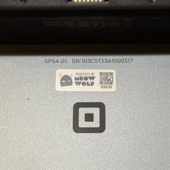 Square Terminal Customer Display Card Reader Screen Plate Model SPS4-01 POS