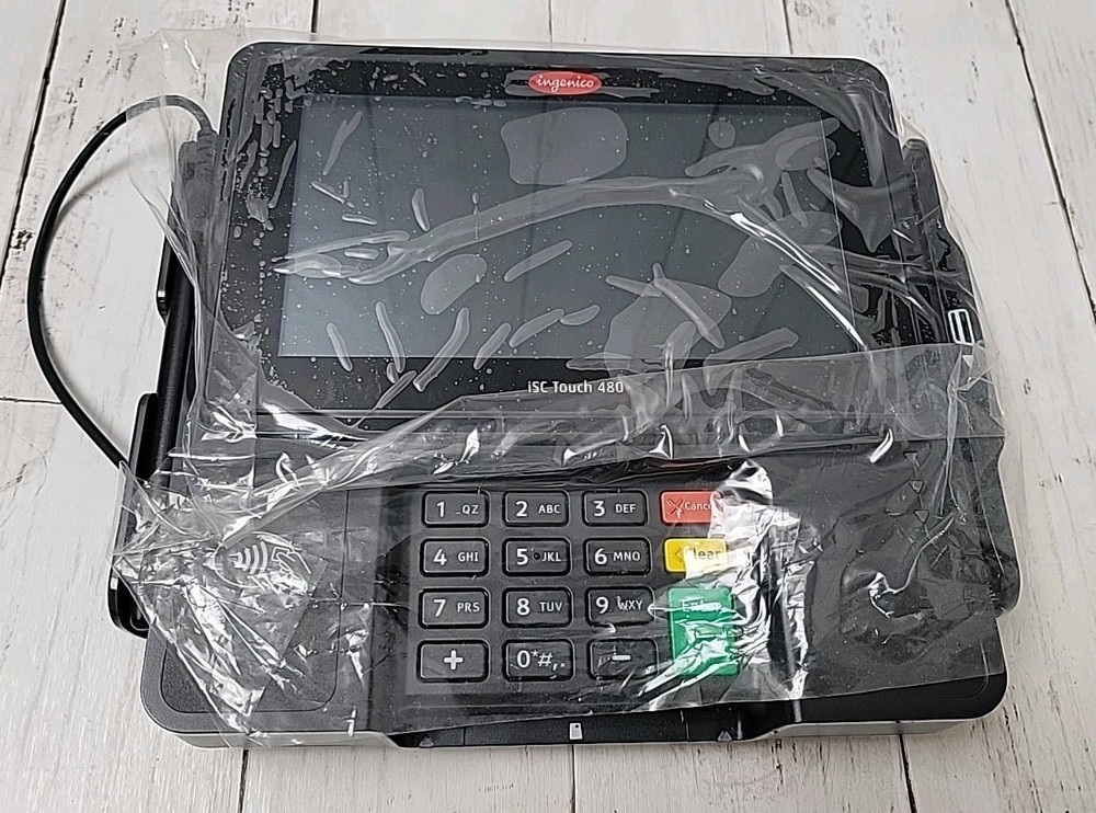 INGENICO iSC TOUCH 480 ISC480‑11P2809A Credit Card Payment Terminal PARTS ONLY