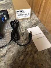 Open Box Lenvii 2D Wired Handheld High Speed Barcode Scanner C200-2D-USB