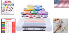 720 Assorted Self-Sealing Money Band Bundles – Organize Your Cash Effortlessly