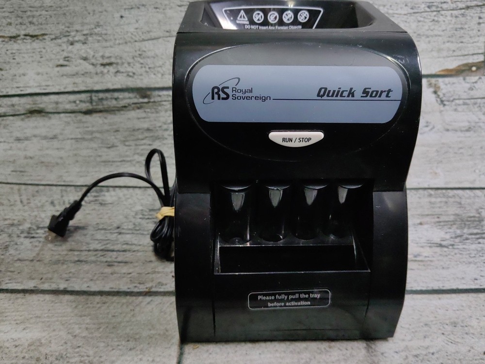 Royal Sovereign Quick Sort Coin Sorter Counter Machine QS-1AC