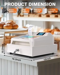 Electronic POS Cash Register with Drawer – PYY 48-Key Dual Display Retail System