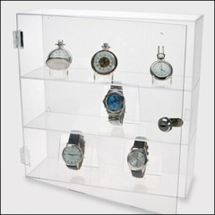1 Acrylic Triangle Stand H100xL80mm Object Stand Presenter Safe 5272