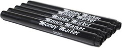 Money Marker (5 Counterfeit Pens) – 5 Count (Pack of 1), Black