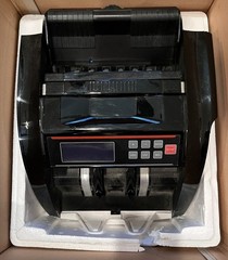 High Roller Bill Counter 80W 110V~60Hz LCD Counter Display, Counterfeit Detec.