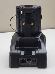 *UNTESTED* Janam Technologies XM66 Barcode Scanner w/ CRD-P1 USB Serial Cradle