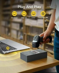 Inateck 1D Bluetooth Wireless Barcode Scanner With Charging Base BCST-60+BS04001