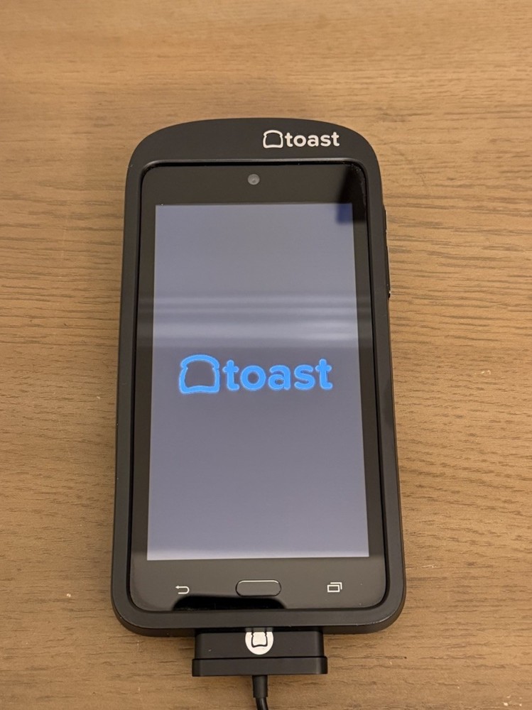 Toast Go 1 Handheld POS Terminal Payment Reader Factory Reset Excellent Cond.
