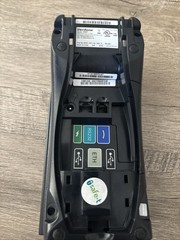 VeriFone VX520 Silver And Black, LCD Screen POS Credit Card Terminal Untested