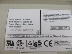 Wyse KU-8933 USB Wired Computer Keyboard DIN PORT POS SYSTEM POINT OF SALE CREAM