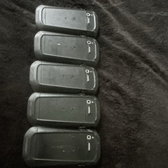 LOT OF 5 Zebra TC56 TC56CJ Handheld Mobile Scanner W Battery & Dock No Charger
